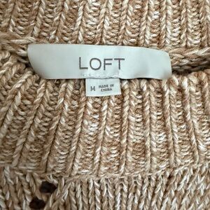 LOFT Women's Beige Cozy Sweater